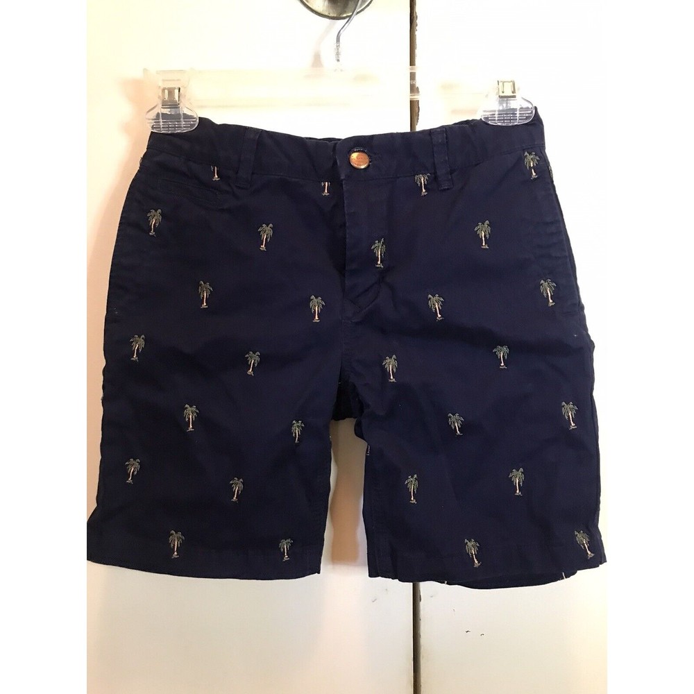 EUC Kids Scotch & Soda Surf Lunch Tropical Graphic Chino Shorts Sz 10/140